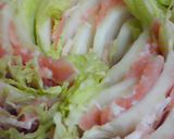 簡単♪豚肉+白菜重ね蒸し。作り方3写真
