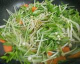 豚しゃぶしゃぶ肉と水菜のサッと煮作り方3写真