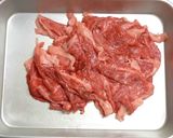 牛肉の柔らかさっと煮✿柚子コショウ風味作り方1写真