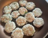 豚ひき肉で作るつくね風ハンバーグ作り方6写真