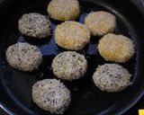 さつま芋＆金平ごぼう焼きコロッケ作り方5写真