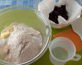 全粒粉・クランベリー＆クリームチーズパン作り方1写真