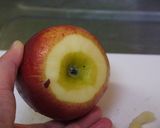 【裏技】りんごのスピート皮むき作り方2写真