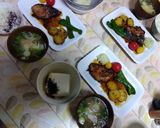 #大満足朝ごはん 鰤照り定食〜和食〜作り方1写真