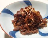 牛肉の時雨煮 de 手巻き寿司。作り方4写真