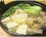 鶏だしスープno生姜ほっこり湯豆腐鍋♪作り方3写真