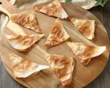 余った春巻きの皮でハムチーズ焼き作り方4写真
