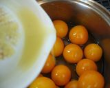 受験生の風邪予防に！金柑の生姜はちみつ煮作り方3写真