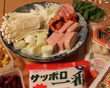 韓国風♪カレー鍋？ブデチゲ♡カレー風味作り方2写真