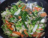 おばあちゃんの野菜いっぱい八宝菜作り方5写真