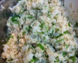 お手軽！青じそドレでサーモンの手ごね寿司作り方3写真