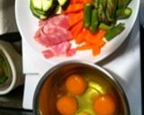イタリア風ゴロゴロ野菜オムレツ作り方1写真