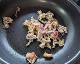 下茹で不要♡せりと豚薄切り肉炒め作り方3写真