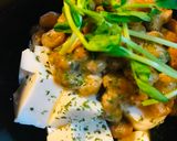 毎日の納豆●絹漉し豆腐サラダと作り方1写真
