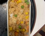 レンジ簡単洋風梅親子丼味オムライス弁当作り方8写真