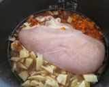 一石二鳥　中華風炊込飯＆鳥と胡瓜のサラダ作り方3写真