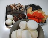簡単やさしい味のおでん ~炊飯器で~作り方1写真