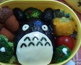 キャラ弁の隙間にブロッコリー♡作り方3写真