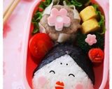節分に♪ニッコリおたふくさん＊キャラ弁作り方6写真