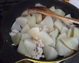 大好きな母の味❤大根のそぼろ煮作り方3写真