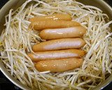 簡単！シャウエッセンともやしの白だし煮作り方1写真