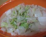 レンジで簡単☆白菜とツナの甘味噌煮作り方3写真