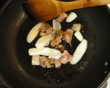 鶏肉と水菜の和風パスタ作り方5写真