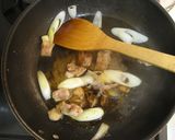 鶏肉と水菜の和風パスタ作り方6写真