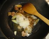 鶏肉と水菜の和風パスタ作り方7写真