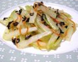 セロリときくらげの塩炒め作り方5写真