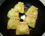 ☆油揚げの巾着焼き☆作り方4写真