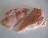 鶏ムネ肉のマヨ焼き作り方1写真