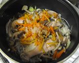 塩鮭と野菜のヘルシー蒸し作り方7写真