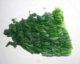 春菊の明太マヨ和え作り方1写真