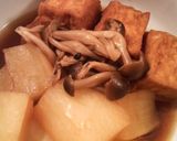 大根とお豆腐の煮物作り方5写真
