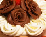 簡単デコ♡バレンタインにチョコでバラの花作り方18写真