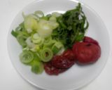 鍋で梅干うどん（梅たたき入り）作り方2写真