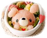 バレンタインに♡うさぎちゃん＊キャラ弁作り方6写真