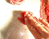牛肉のマスタードカツ✿赤ワインソース添え作り方5写真