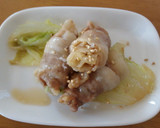 レンジで簡単!豚バラ肉のネギ巻き★中華風作り方6写真