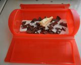 ルクエでふんわりチョコブラウニー作り方1写真