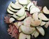 簡単夕飯・昼食！なすと豚挽肉の麻婆茄子冷やし素麺作り方4写真