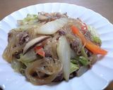 味付け焼肉でコク旨チャプチェ作り方5写真