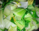 青梗菜と豚肉の中華風炒め作り方4写真