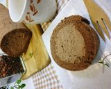 チョコロールケーキ　もうすぐバレンタイン作り方9写真