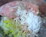 花粉症対策に　照り焼きレンコンつくね作り方3写真