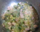 ソーセージハート卵蒸し焼き作り方4写真