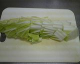 男の料理 おひとり様・簡単 白菜豆腐鍋作り方1写真