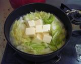 男の料理 おひとり様・簡単 白菜豆腐鍋作り方3写真