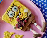 スポンジボブの立体キャラチョコケーキ☆作り方27写真